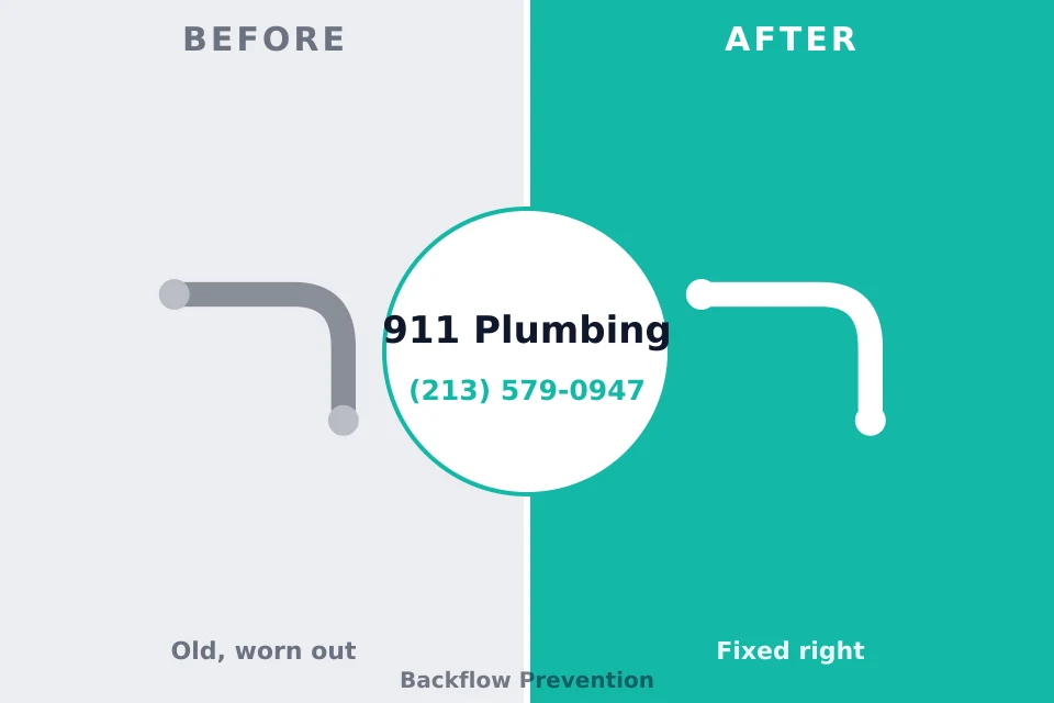 Before and after: plumbing repair Mantorville, MN